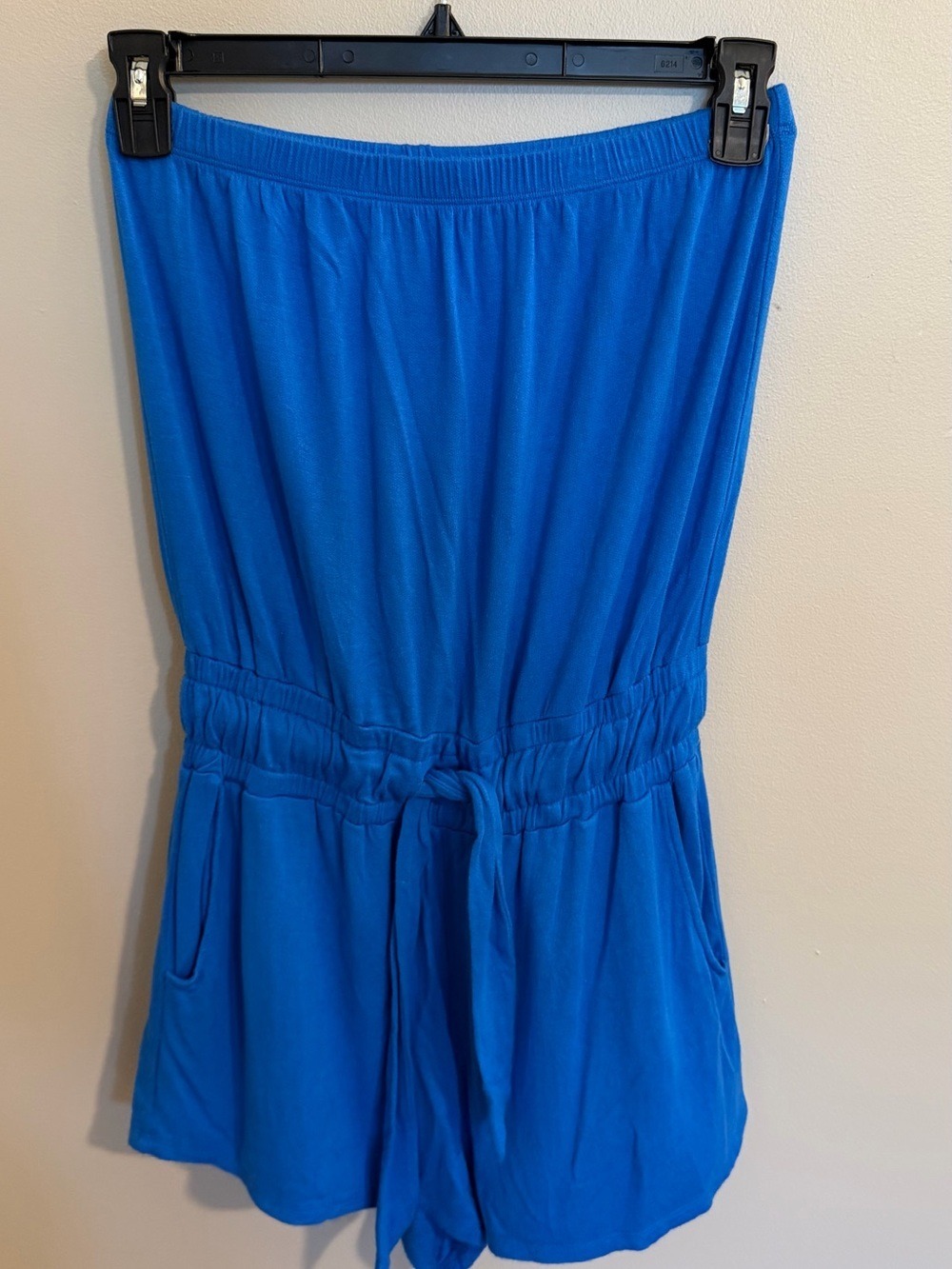 Lucky Brand Swim Strapless Blue Romper - Picture 4 of 8